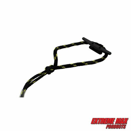 Extreme Max Extreme Max 3006.3168 BoatTector Bungee Dock Line Extension Loop - 1', Black/Gold (Value 4-Pack) 3006.3168